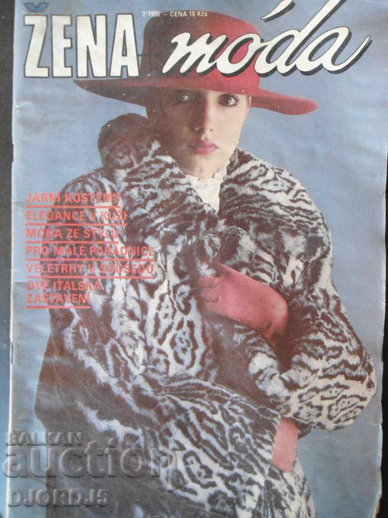 Revista ZENA moda, numărul 2, 1990