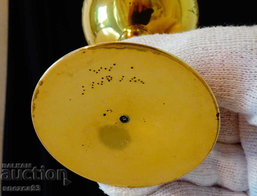 Χάλκινο κύπελλο κρασιού, επιχρυσωμένο Βρετανική Ινδία - 5 Χάλκινο κύπελλο κρασιού, επιχρυσωμένο Βρετανική Ινδία - 5