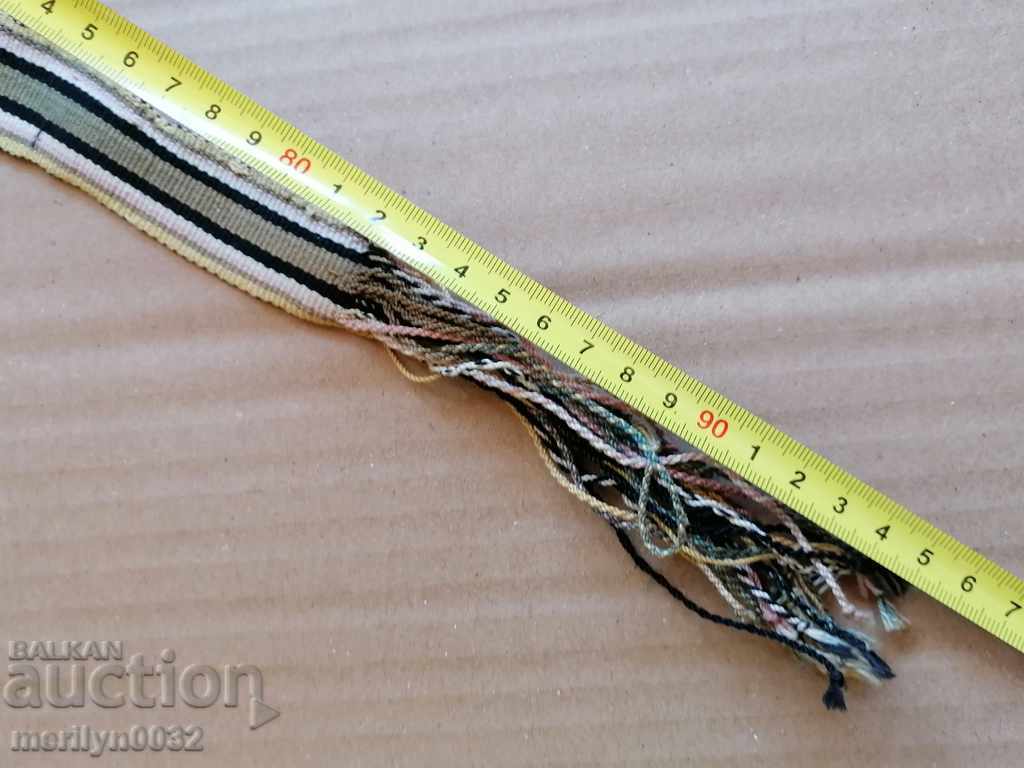 Auction  Old buckle belt 95 cm belt costume belt