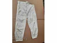 Chiloți albi vechi cu broderie - vechi de 100 de ani, costum popular