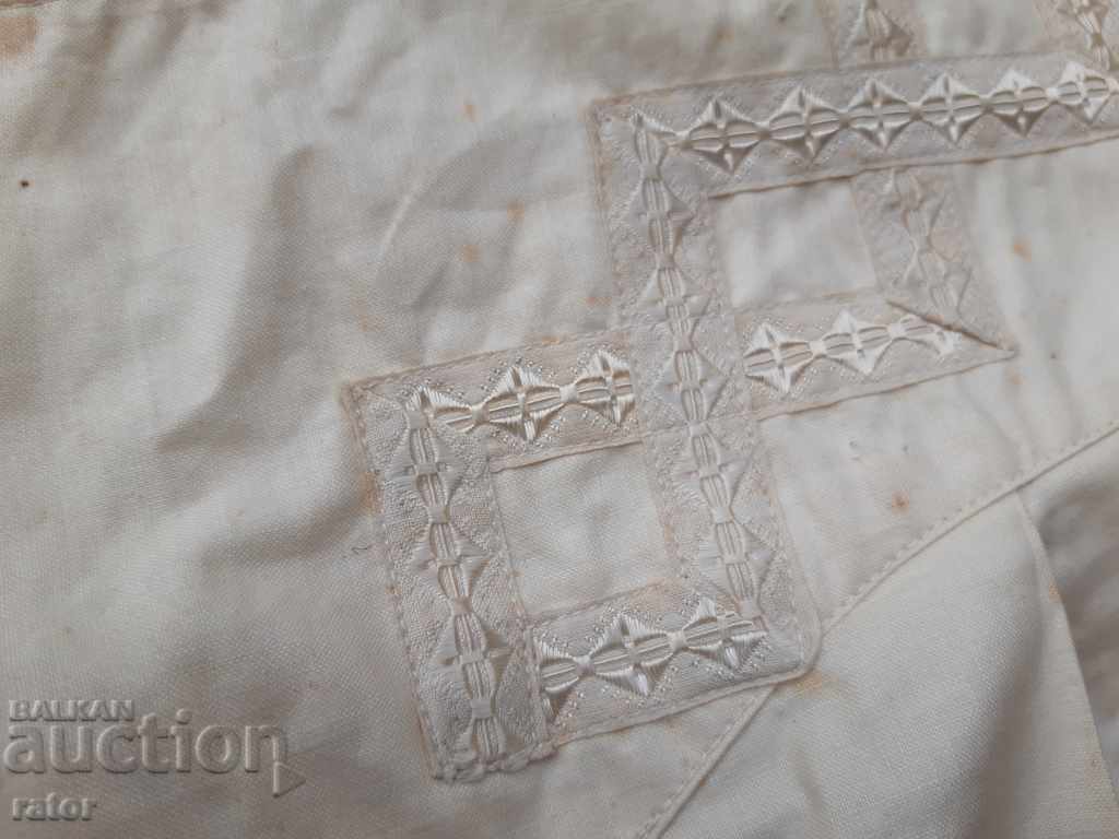 Παλιά λευκά εσώρουχα με κέντημα - 100 ετών, φορεσιά - 7