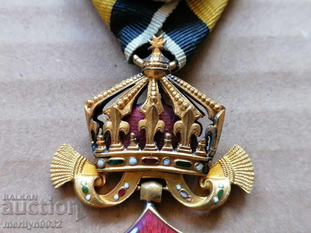 Order For Military Merit 4th degree Kingdom of Bulgaria ribbon - 5 Order For Military Merit 4th degree Kingdom of Bulgaria ribbon - 5