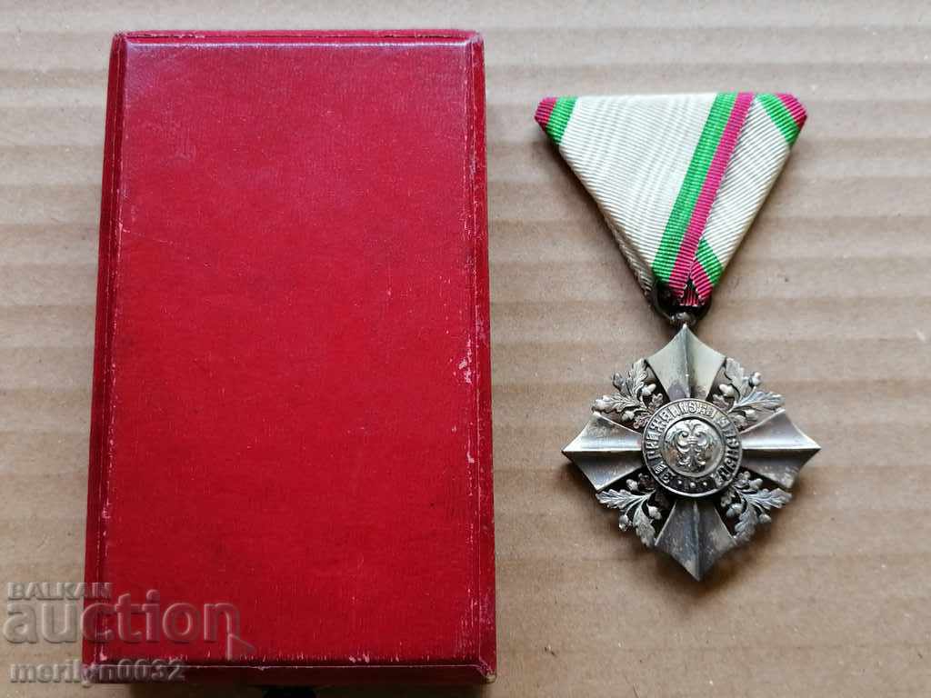 Order For Civil Merit 6 degree Kingdom of Bulgaria box - 5 Order For Civil Merit 6 degree Kingdom of Bulgaria box - 5