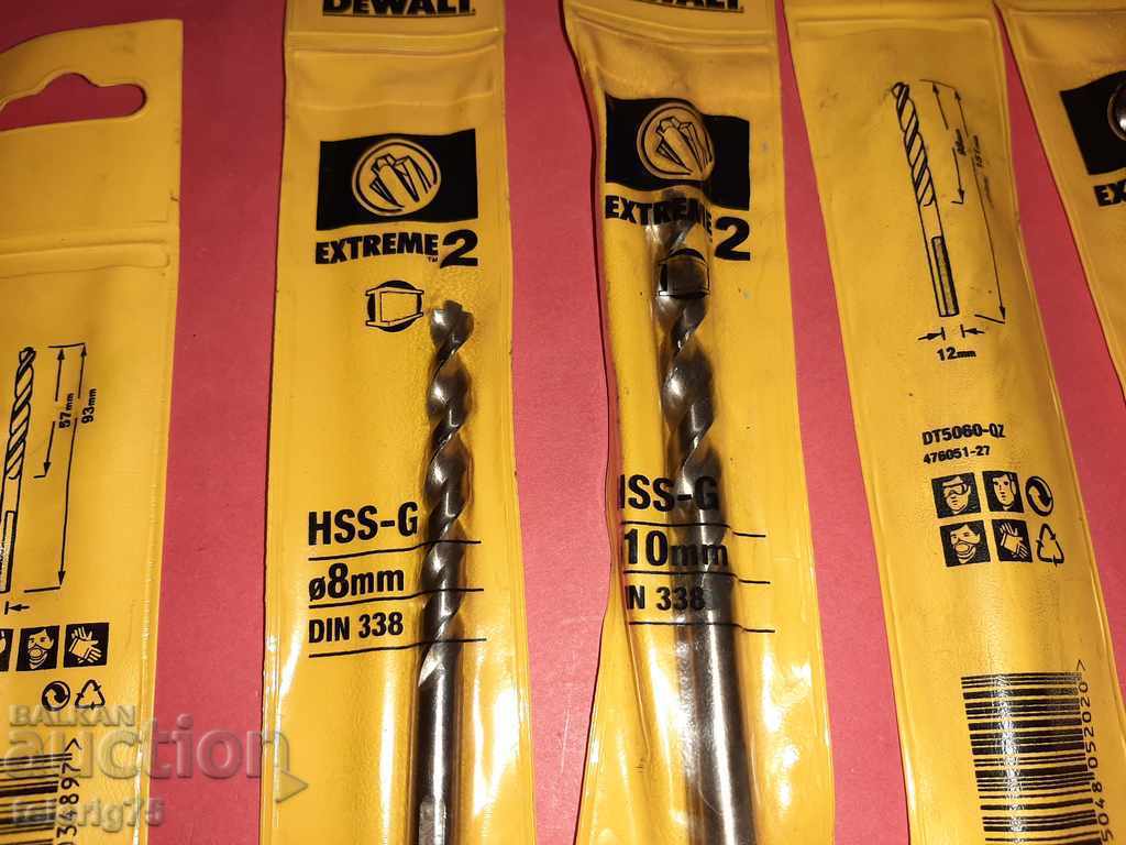 Auction German Drill Drill Metal DeWALT EXTREME 2 -5.5mm / 93mm Auction German Drill Drill Metal DeWALT EXTREME 2 -5.5mm / 93mm