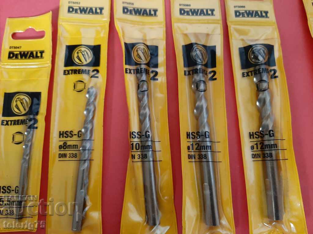 German Drill Drill for Metal DeWALT EXTREME 2 -12mm / 151mm with price 24.00 BGN | € 12.27 German Drill Drill for Metal DeWALT EXTREME 2 -12mm / 151mm with price 24.00 BGN | € 12.27