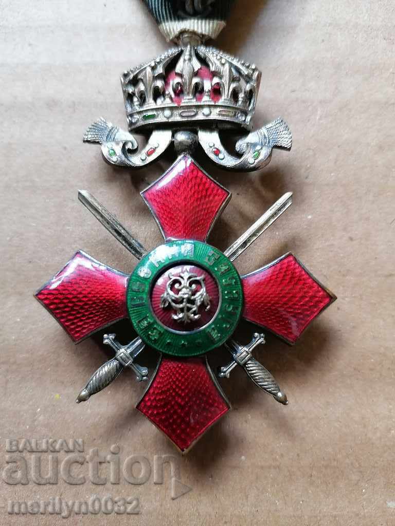 Order of Military Merit 5th degree Principality of Bulgaria box - 5 Order of Military Merit 5th degree Principality of Bulgaria box - 5