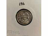Bulgaria 50 cent 1913 silver. Quality!