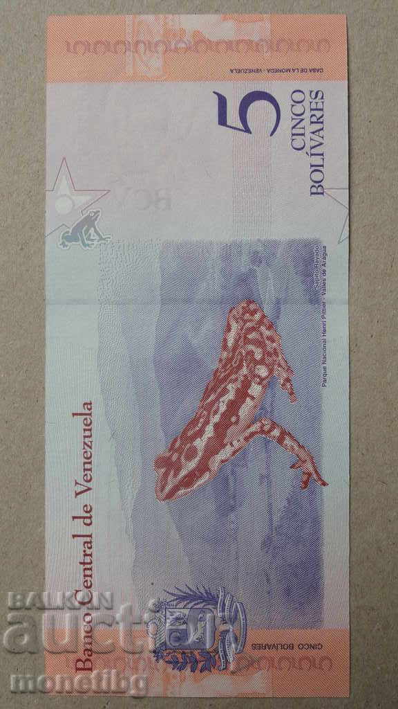 Παράδοση Βενεζουέλα 2018 - 5 μπολιβάρ UNC