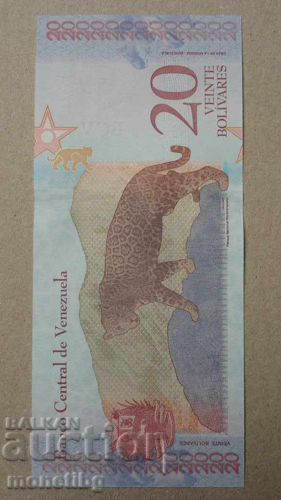 Venezuela 2018 - 20 bolivars UNC with price 2.80 BGN | € 1.43 Venezuela 2018 - 20 bolivars UNC with price 2.80 BGN | € 1.43