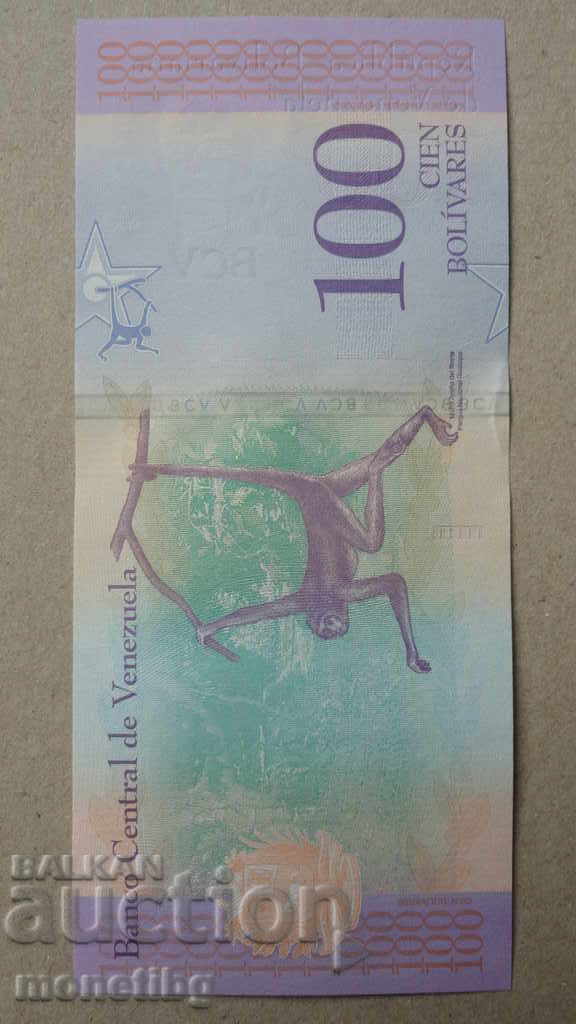 Venezuela 2018 - 100 bolivars UNC with price 2.80 BGN | € 1.43 Venezuela 2018 - 100 bolivars UNC with price 2.80 BGN | € 1.43