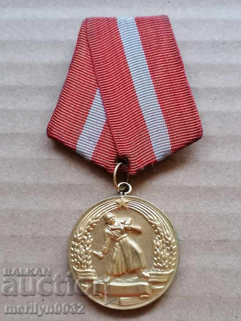 Medalie de medalie de merit militant, insigne