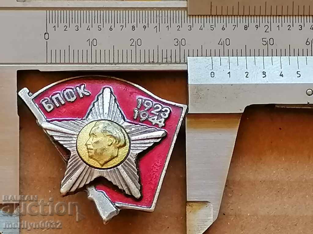 Delivery of Badge active fighter against fascism badge