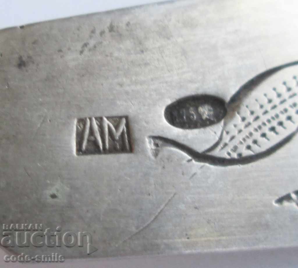 Old silver spoon silver engravings Tsarist Russia - 6 Old silver spoon silver engravings Tsarist Russia - 6