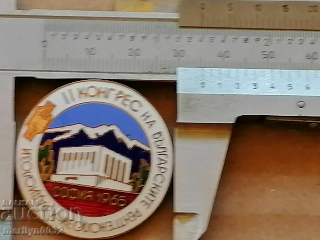 Delivery of Enamel badge Congress of Radiologists and Radiologists Delivery of Enamel badge Congress of Radiologists and Radiologists