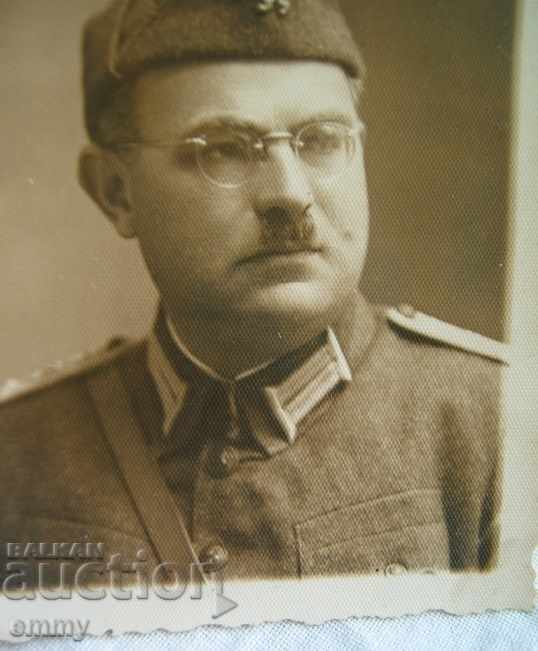 Auction Old photo officer soldier Kingdom of Bulgaria Auction Old photo officer soldier Kingdom of Bulgaria