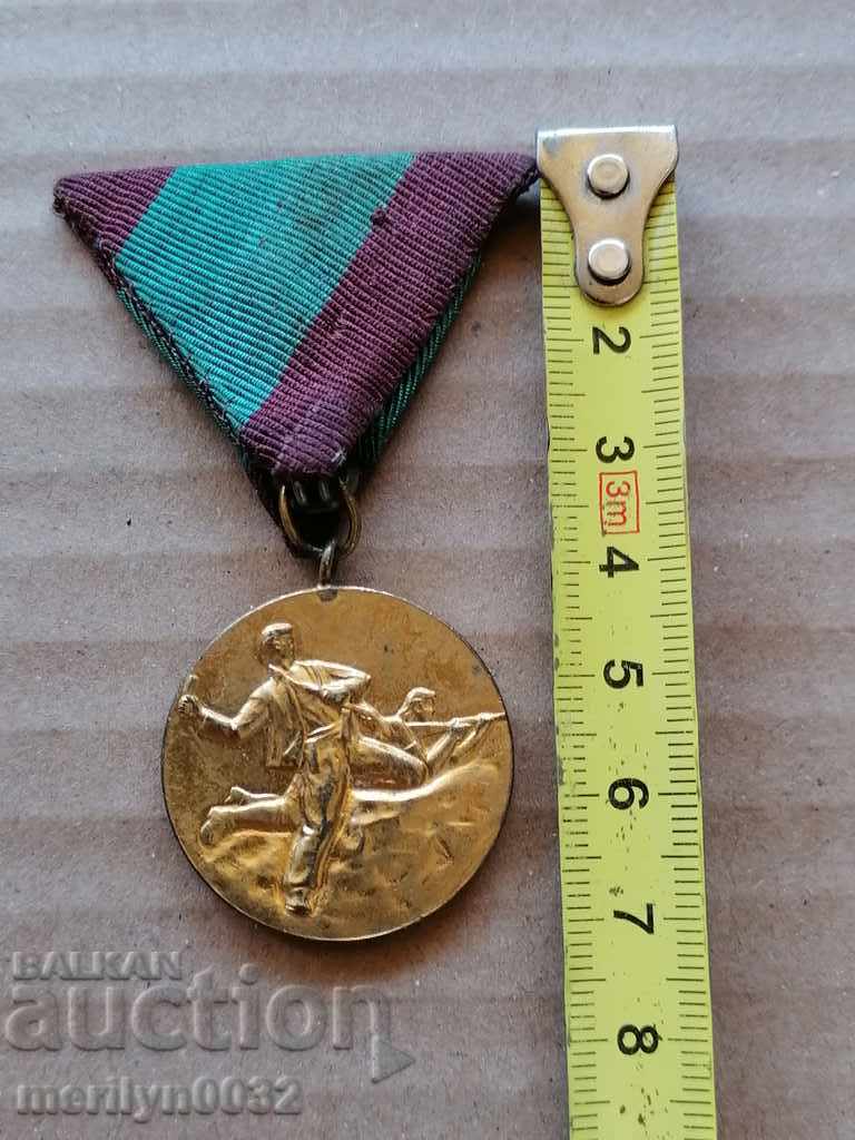 Medal fighter against fascism guerrilla badge badge - 6