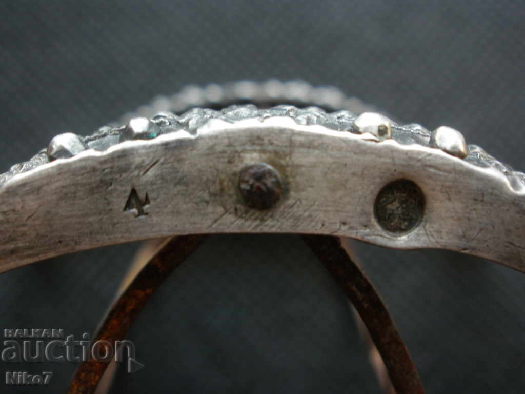 Παράδοση Αρχαία (1798-1809), ασημένια, γαλλική αγκράφα, πόρπη