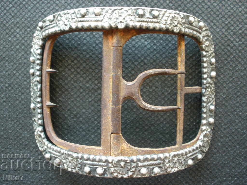 Αρχαία (1798-1809), ασημένια, γαλλική αγκράφα, πόρπη