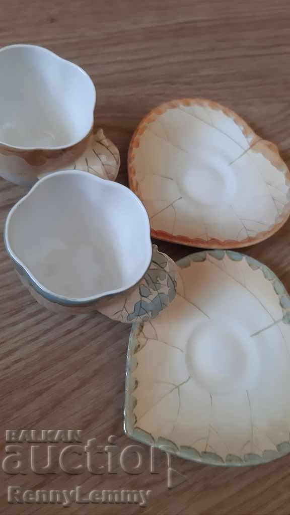 Auction  Ceramic boutique coffee set