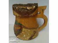 № * 5478 old wooden mug