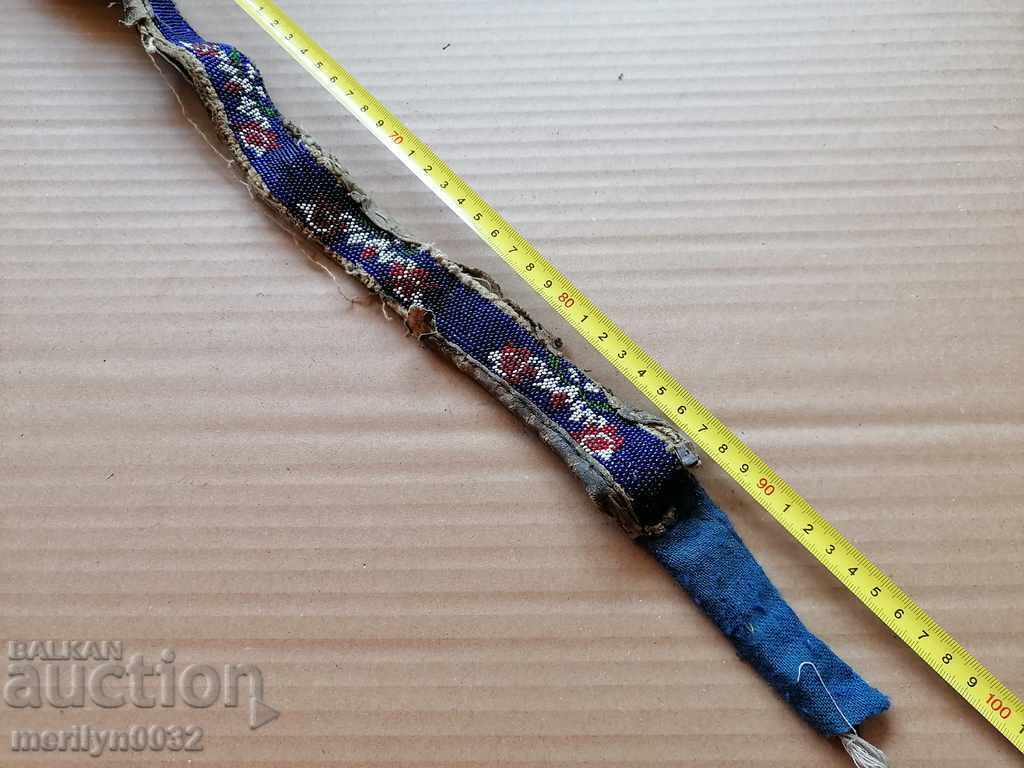 O curea veche din piele tricotată manual pentru o rochie de poșetă - 5 O curea veche din piele tricotată manual pentru o rochie de poșetă - 5