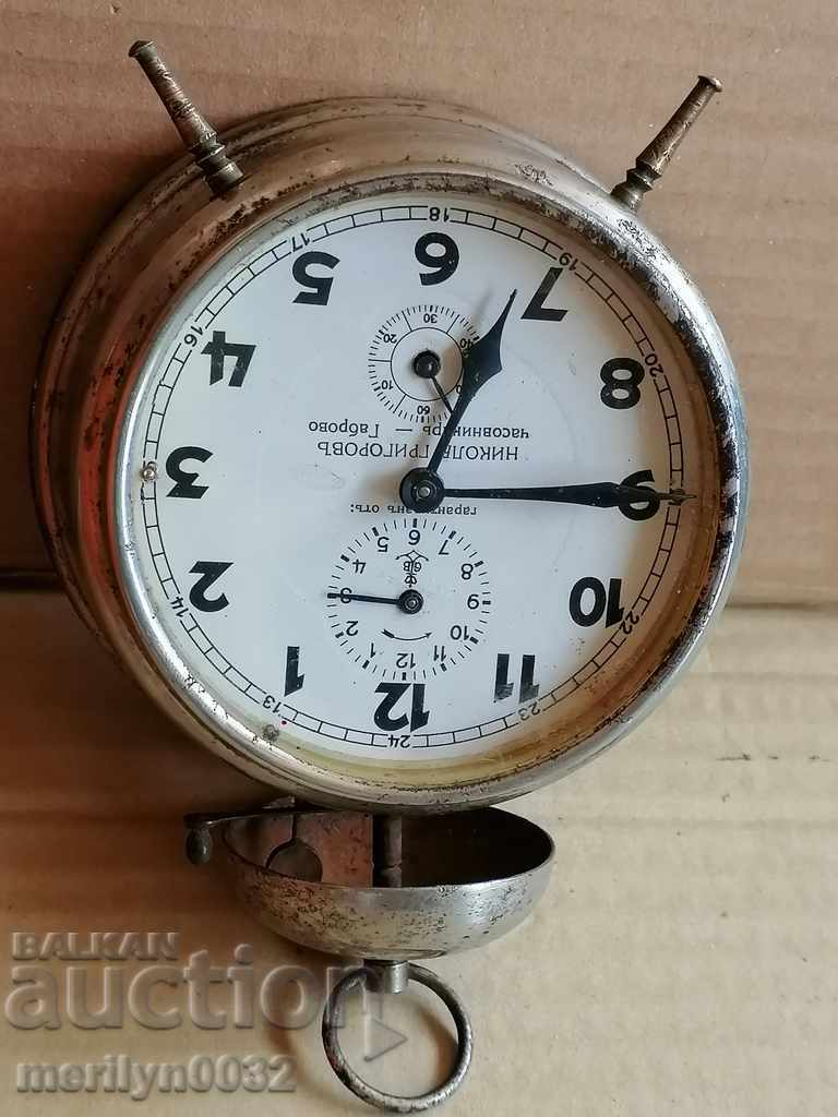 Alarm clock desk clock Gustav Becker nat. of the 20th century - 7 Alarm clock desk clock Gustav Becker nat. of the 20th century - 7