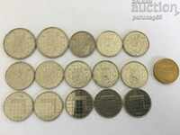 Нидерландия Лот 16 монети БЗЦ !  (L.25)