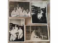 4x Old photo pharmacy in Pirdop 1950s