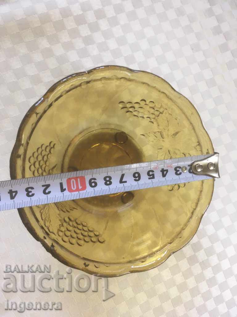 BONBONIERA FRUCTIER GLASS RELIEF THICK NUT with price 11.00 BGN | € 5.62