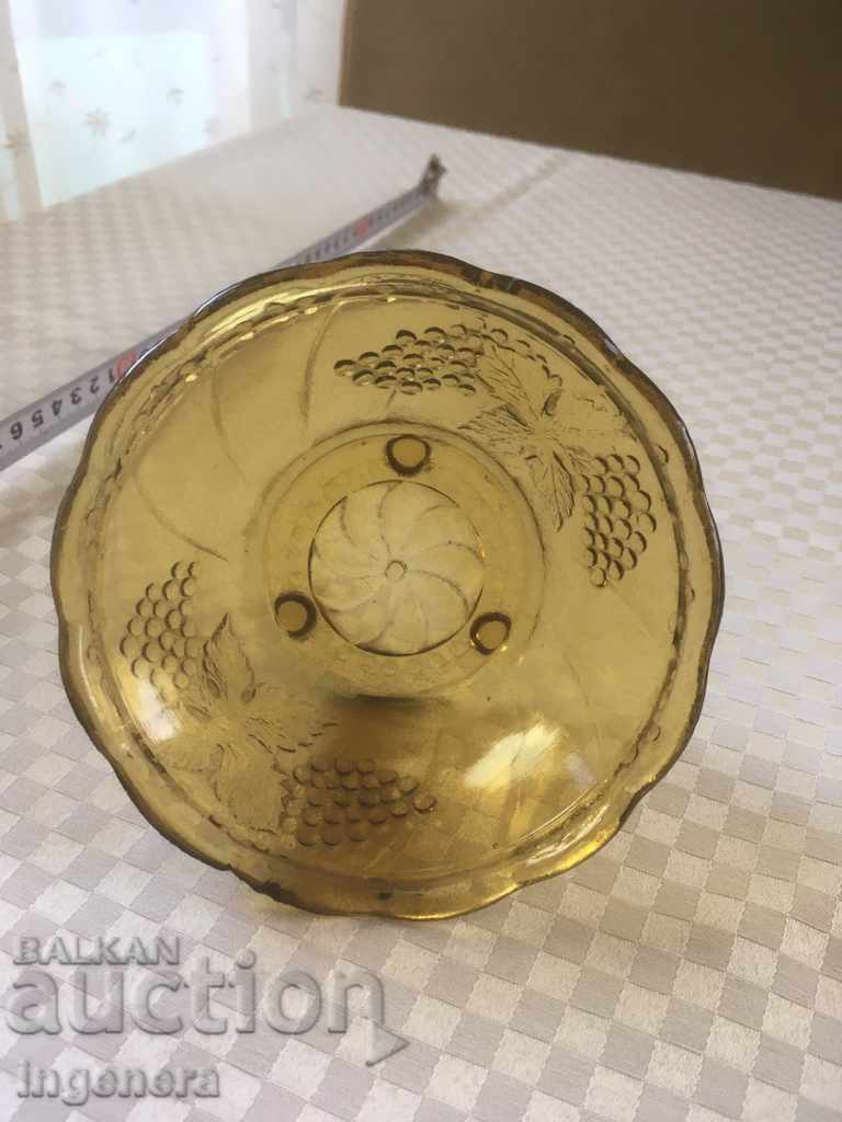 BONBONIERA FRUCTIER GLASS RELIEF THICK NUT - 5