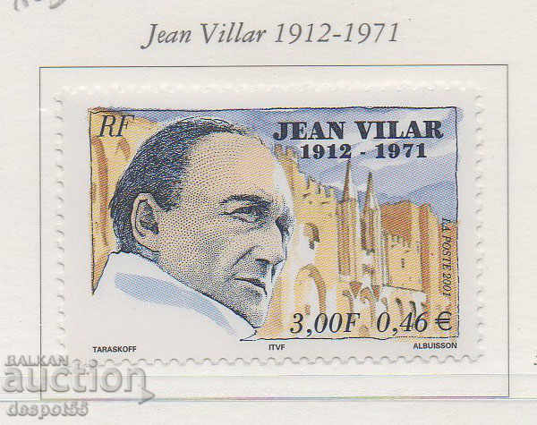 2001. France. 30th anniversary of the death of Jean Villar.