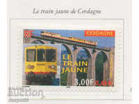 2000. France. 100th anniversary of the yellow train Cerdagne.