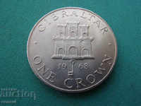 Gibraltar 1 Krona 1968 UNC Rare