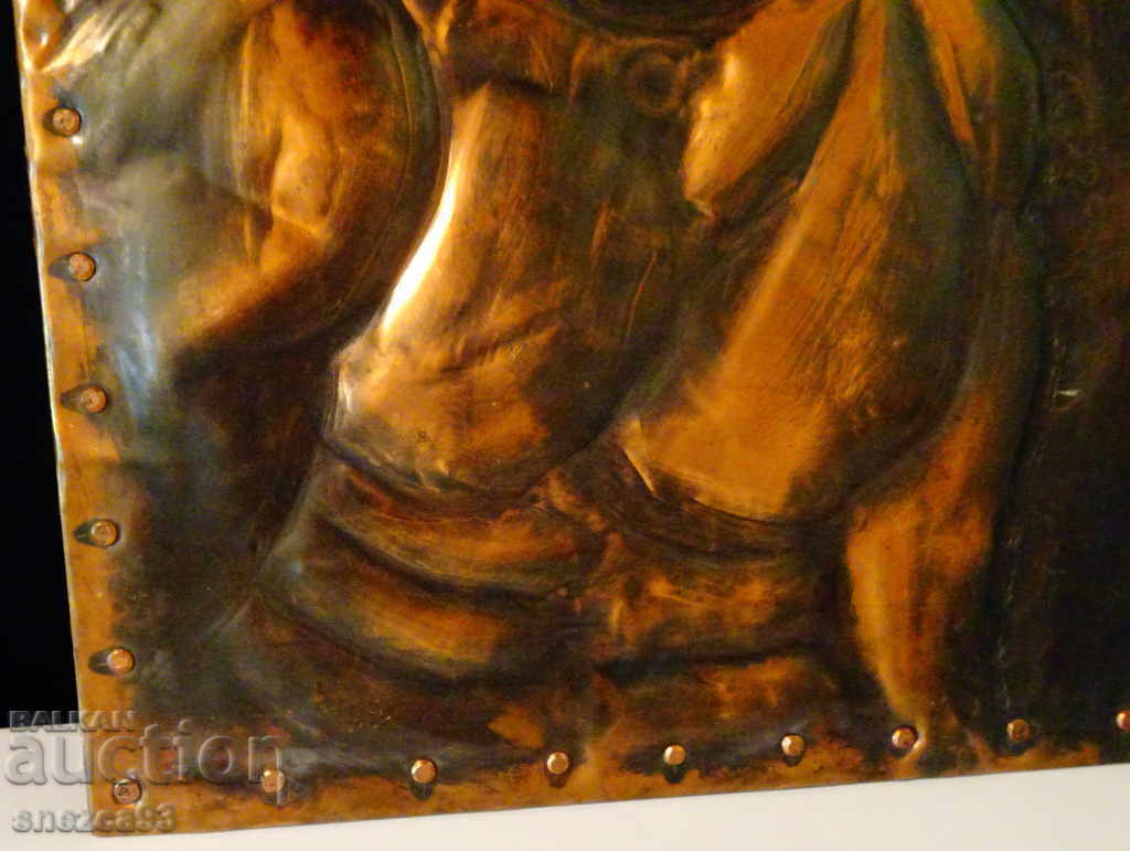 Forged copper painting, portrait 2 kg. with price 59.00 BGN | € 30.17 Forged copper painting, portrait 2 kg. with price 59.00 BGN | € 30.17