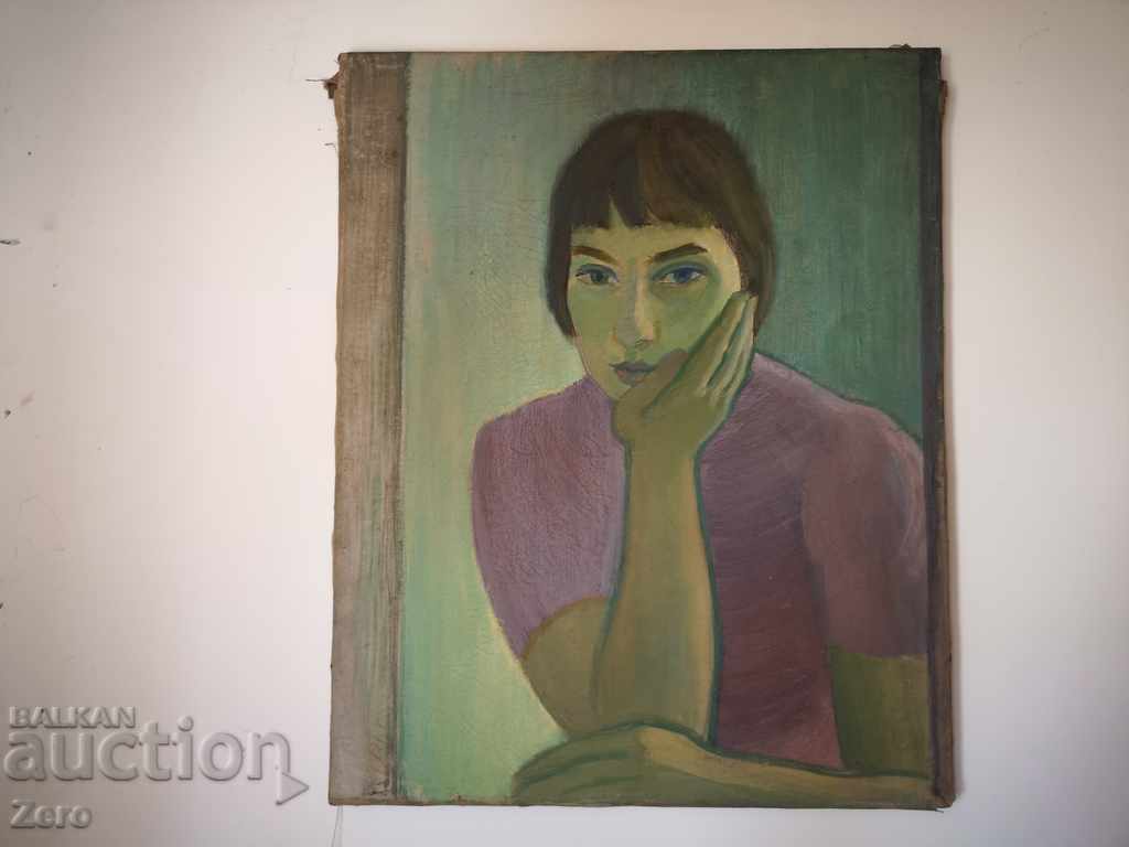 Πολύ παλιό καμβά λάδι εικόνας με τιμή 250.00 BGN | € 127.82 Πολύ παλιό καμβά λάδι εικόνας με τιμή 250.00 BGN | € 127.82