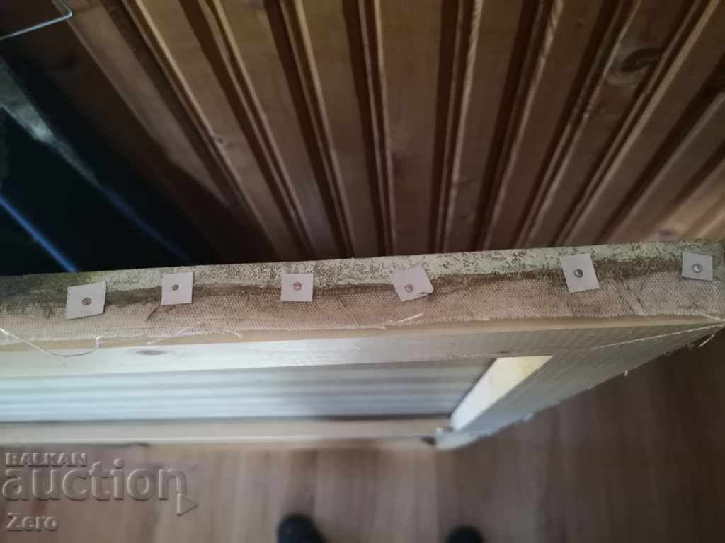 Very Old Huge Painting N. Lambrinov Signed 129/82 - 6