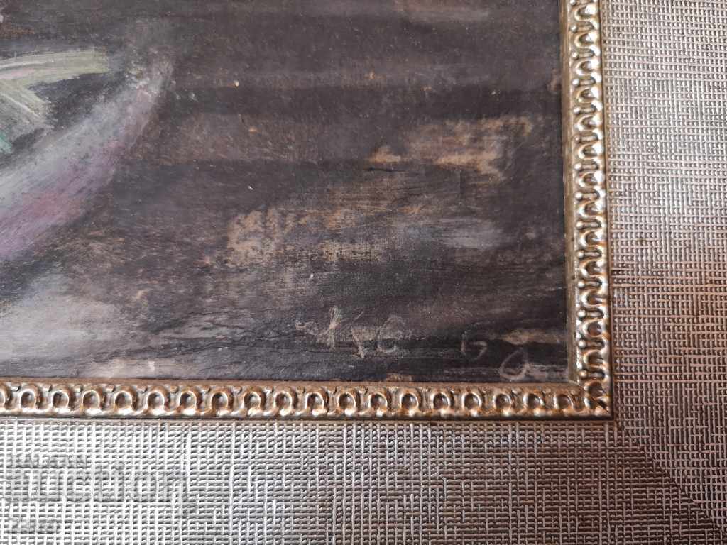 Kiril Simeonov Oil on Canvas Signed with price 1050.00 BGN | € 536.86 Kiril Simeonov Oil on Canvas Signed with price 1050.00 BGN | € 536.86