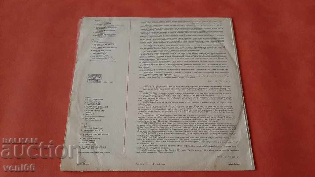 Delivery of WTA 11307 Italian hit parade 83