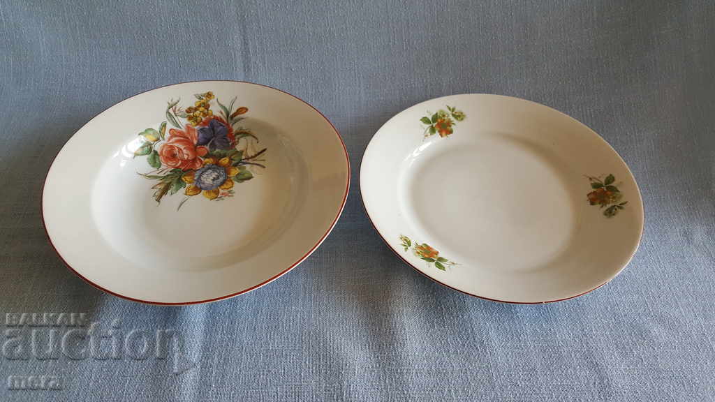 Porcelain plates - 2 pieces