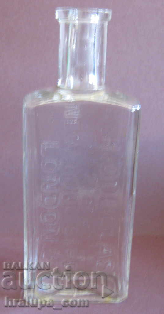 Sticlă veche de sticlă R. Douglas