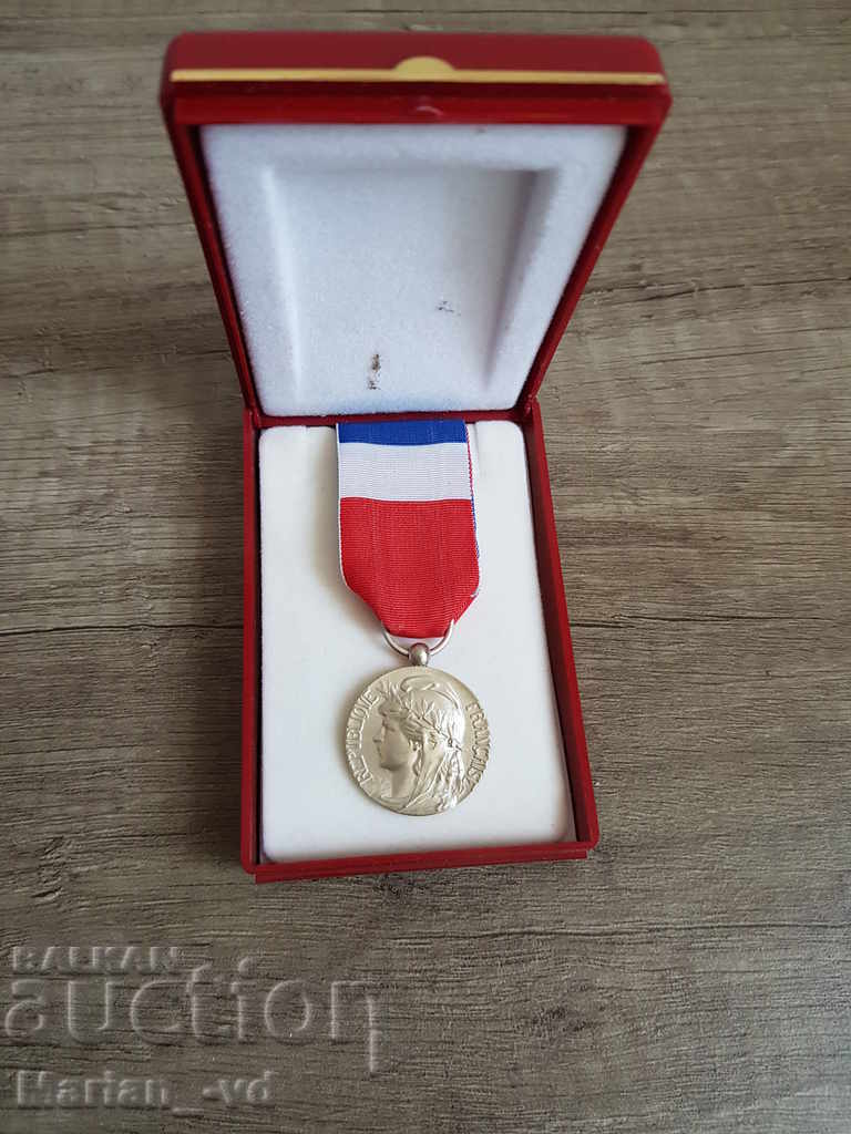 Γαλλικά ασημένιο μετάλλιο