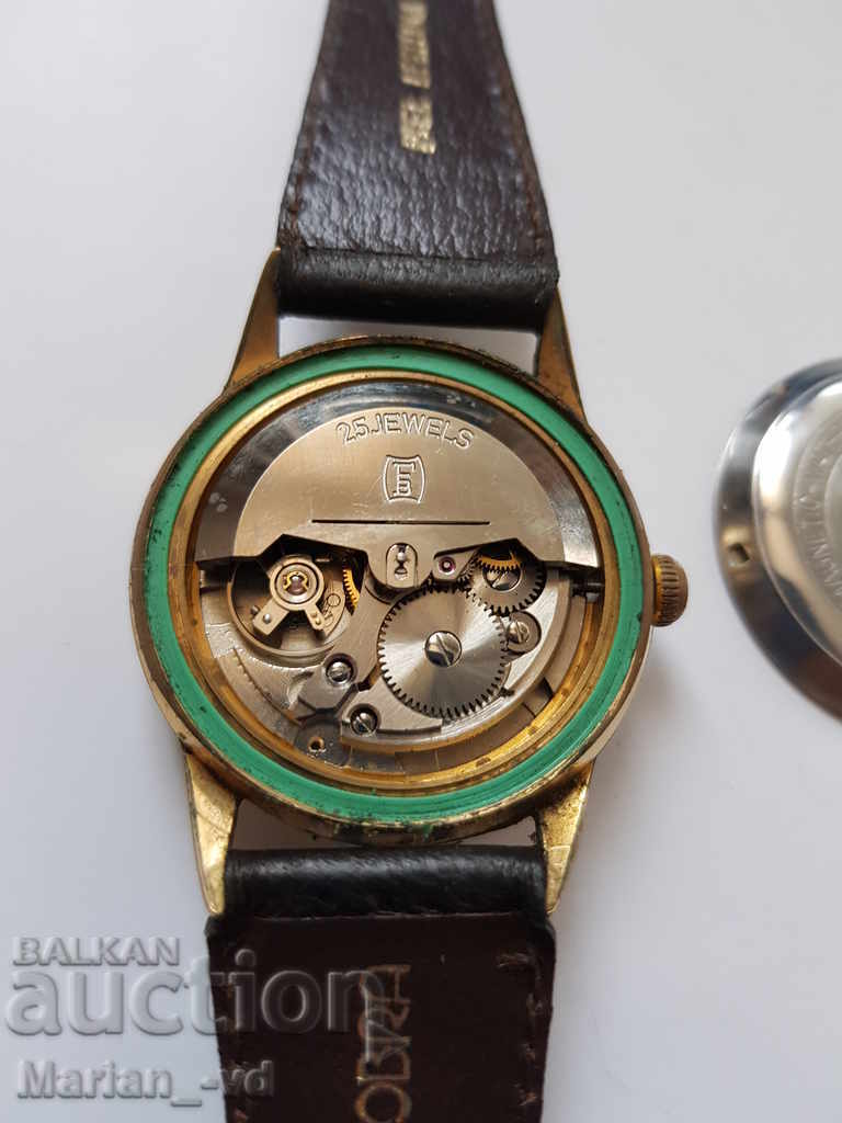 Мъжки позлатен часовник ZENTRA AUTOMATIC 25 jewels - 6 Мъжки позлатен часовник ZENTRA AUTOMATIC 25 jewels - 6