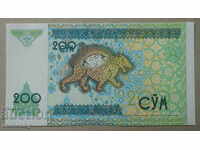 Uzbekistan 1997 - 200 de sume UNC