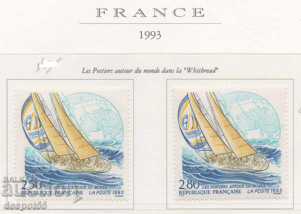 1993. Franța. Cursa mondială de iahturi.