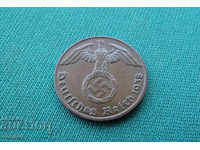 Γερμανία III Ράιχ 1 Pfennig 1938 E Rare