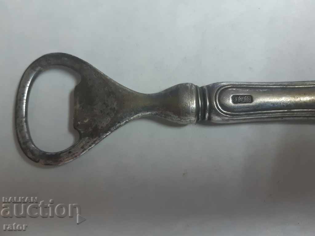 Πολύ παλιά επώνυμη επιχρυσωμένη ανοιχτήρι μπύρας - 5