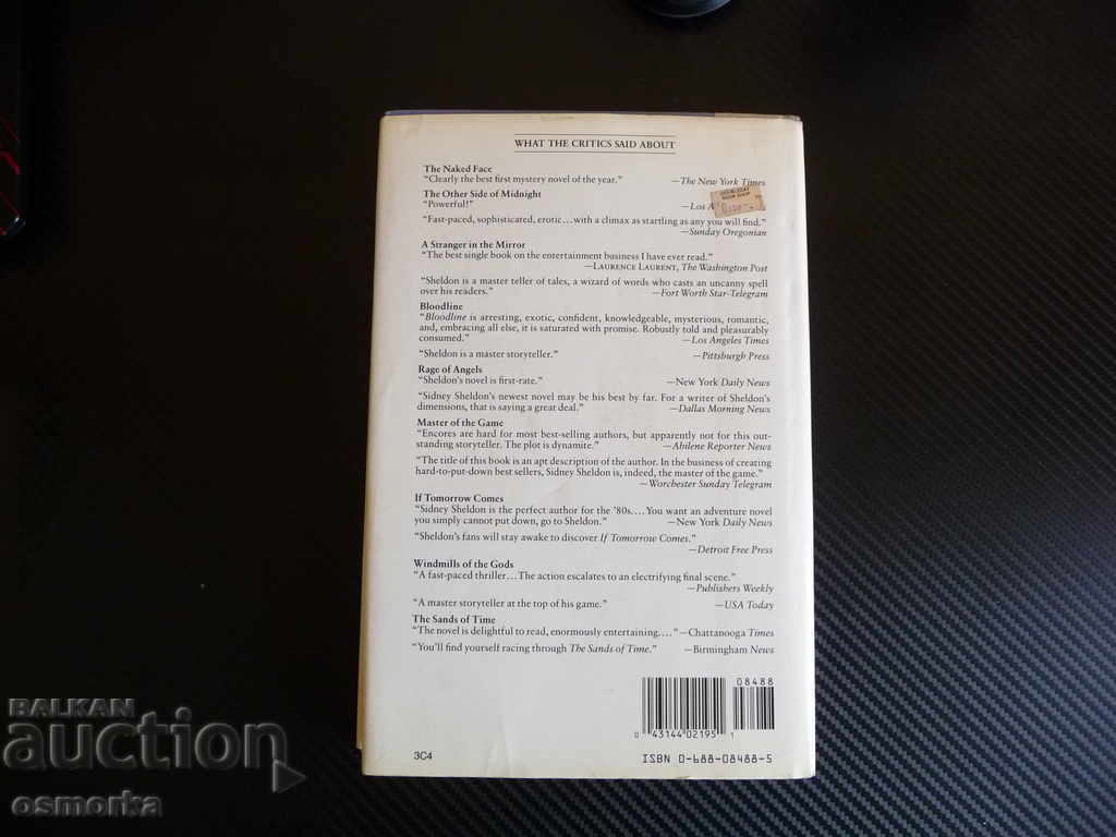 Delivery of Sidney Sheldon Memories of Midnight bestseller Delivery of Sidney Sheldon Memories of Midnight bestseller