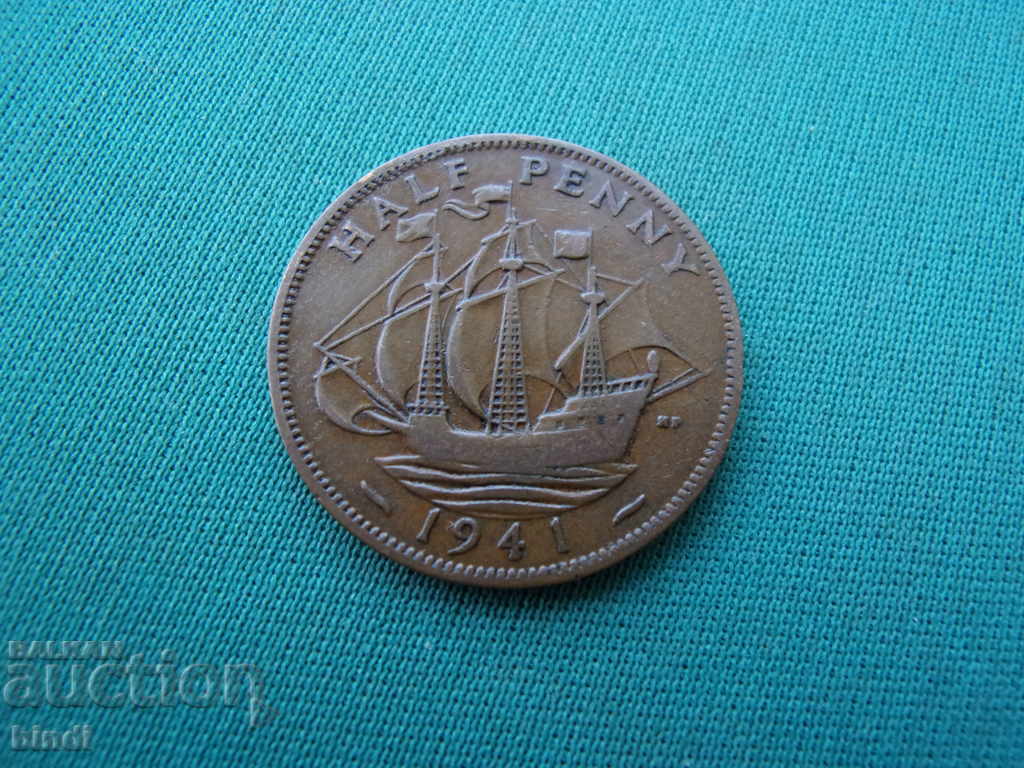 England ½ Penny 1941