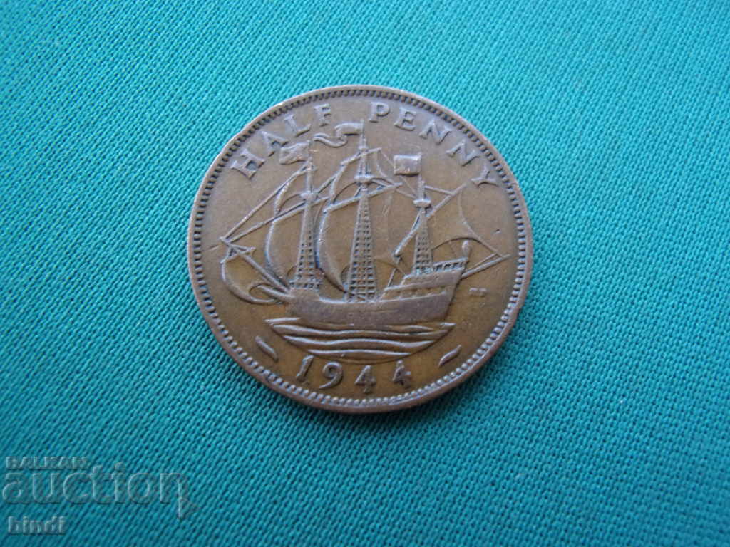England ½ Penny 1944
