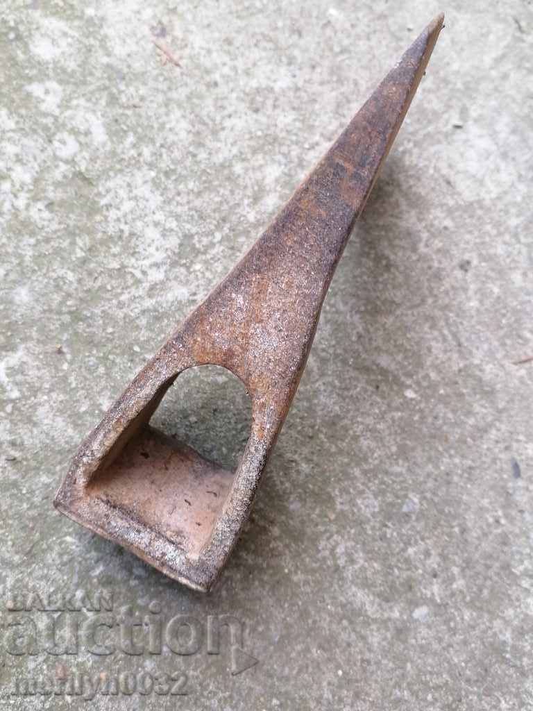 An old ax shaft tool wrought iron - 5 An old ax shaft tool wrought iron - 5
